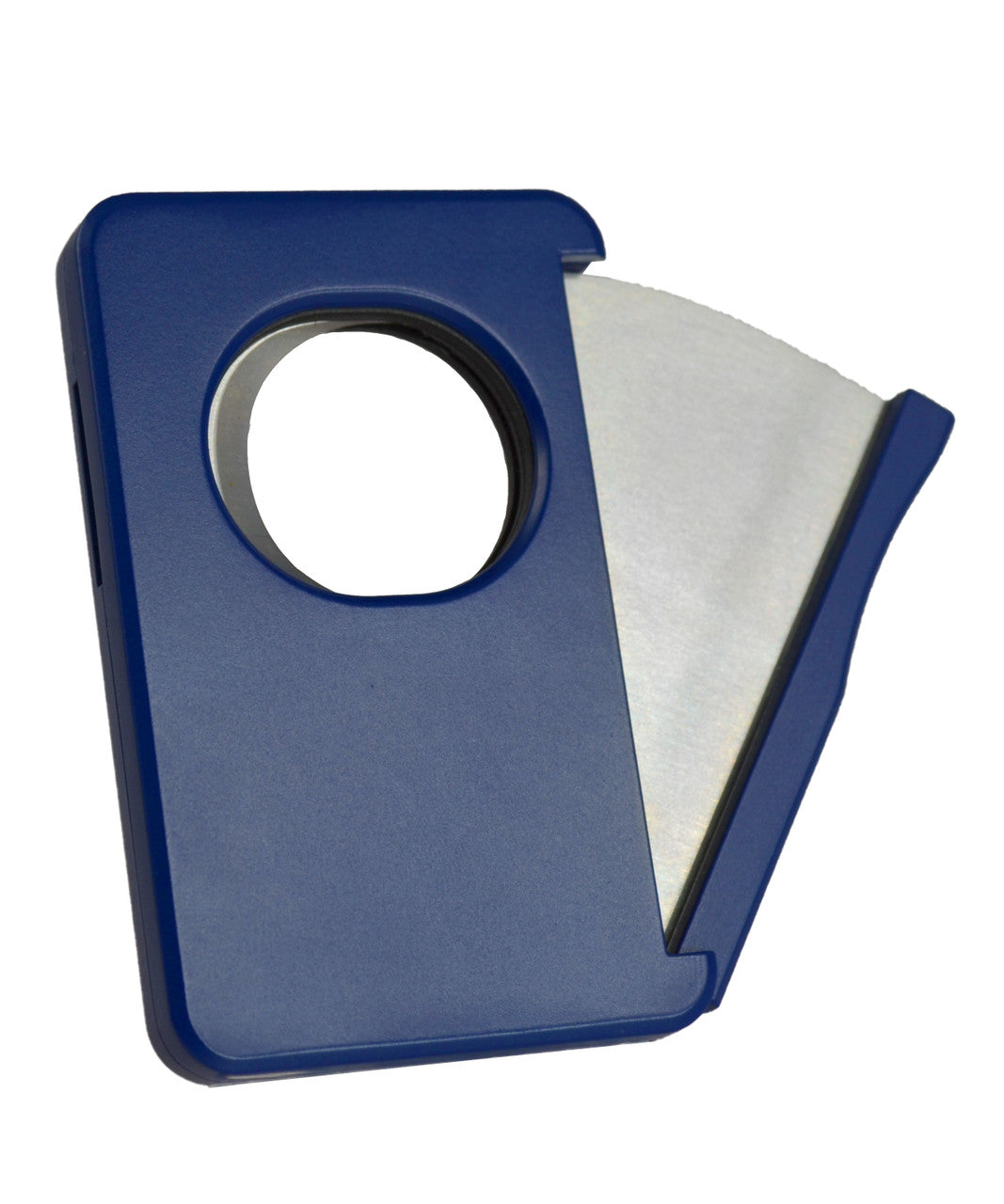 Visol Sidecut Double Guillotine Cigar Cutter - Blue - Vcut725Bu