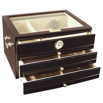 Napoleon No. II Humidor - 150 Cigar ct - Crown Humidors