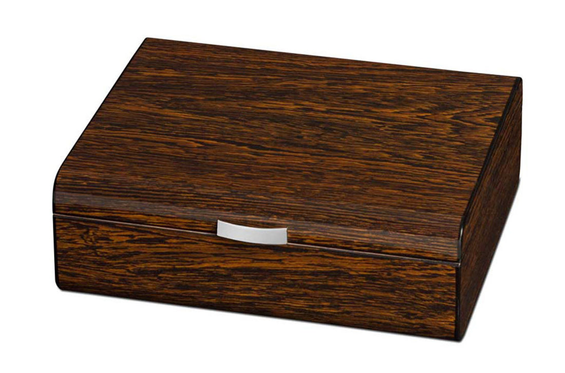 Visol Study Ironwood Finish Humidor - Holds 25 Cigars - Vhud92