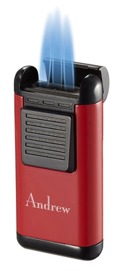 Visol Antero Red Triple Torch Cigar Lighter - Crown Humidors