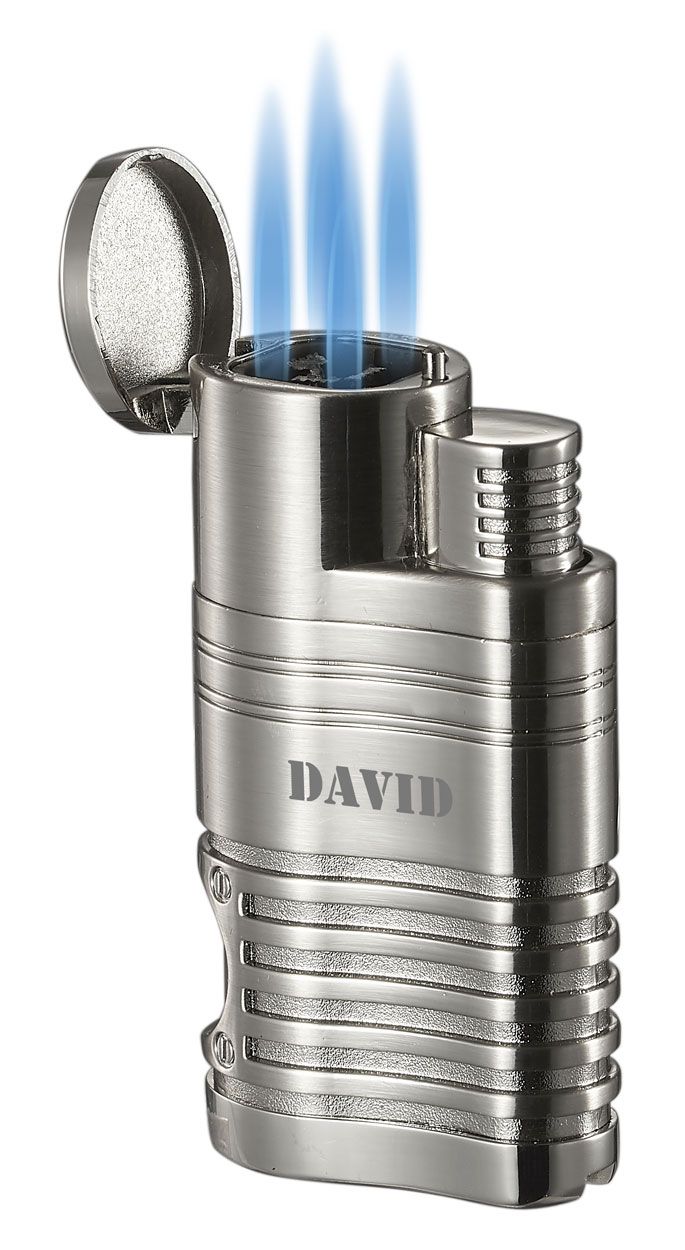 Visol Capitol Gunmetal Quad Flame Torch Lighter - Crown Humidors