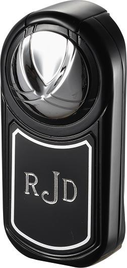 Visol Dobrev Single Jet Flame Black Matte Chrome Lighter - Crown Humidors