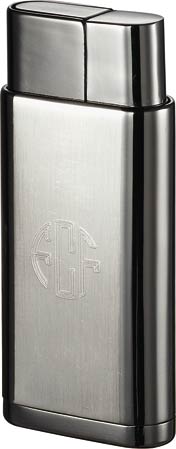 Visol Marco Satin Gunmetal Wind-resistant Torch Flame Lighter - Crown Humidors