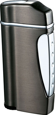 Visol Nolet Gunmetal Wind-resistant Torch Flame Lighter - Crown Humidors
