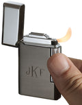 Visol Pyxis Dark Gun Pipe Lighter - Crown Humidors