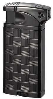Visol Coppia All-in-one Gunmetal Cigar, Cigarette and Pipe Lighter - Crown Humidors
