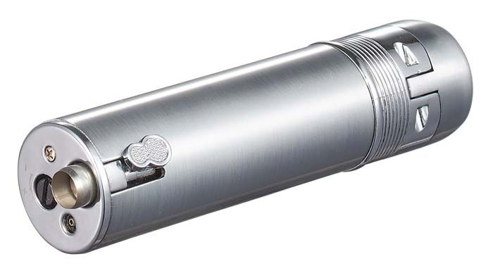 Visol Saddle Triple Torch Lighter - Silver - Crown Humidors