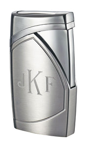 Visol Shark Brushed Chrome Single Torch Flame Cigar Lighter - Crown Humidors