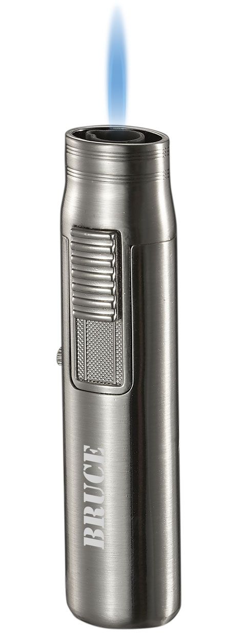 Visol Sherman Nickel Single Flame Torch Lighter - Crown Humidors