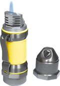 Visol Storm Gunmetal / Yellow High Altitude Windproof Lighter - Crown Humidors