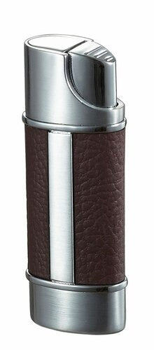 Visol Piccolo Single Torch Flame Cigar Lighter - Brown - Crown Humidors