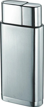 Visol Marco Satin Chrome Wind-resistant Torch Flame Lighter - Crown Humidors