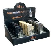 Visol Retail Package - Oahu Single Flame Lighter 12 Count - Vlr282-Oahu-Prepack