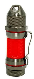 Visol Storm Gunmetal / Red High Altitude Windproof Lighter - Crown Humidors