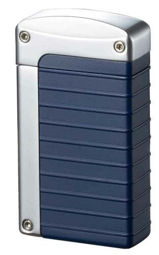 Visol Norfolk Blue Matte Torch Flame Lighter - Crown Humidors