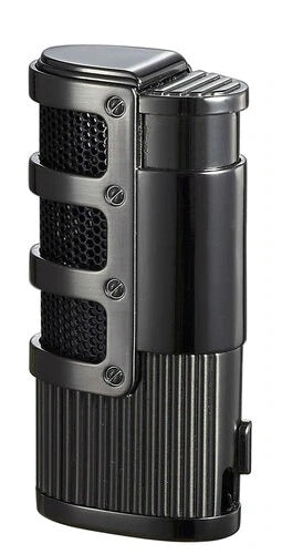 Visol Cato Triple Jet Flame Lighter - Gunmetal - Crown Humidors