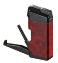 Visol Epirus Soft Flame Pipe Lighter - Wood Finish - Crown Humidors