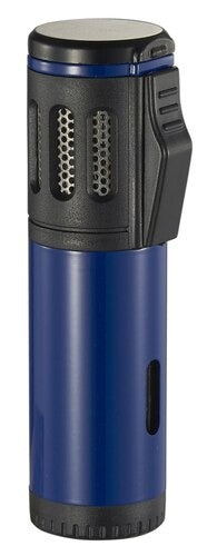 Visol Artemis Triple Flame Torch Lighter - Blue - Crown Humidors