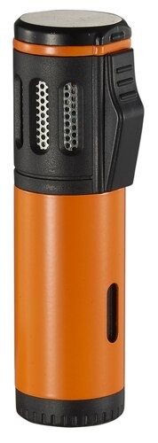 Visol Artemis Triple Flame Torch Lighter - Orange - Crown Humidors