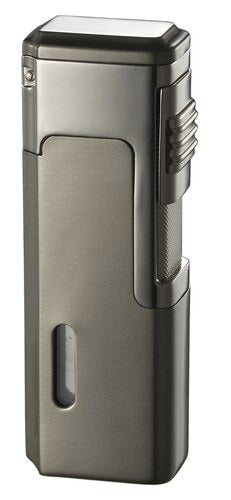 Visol Janus Triple Flame Torch Lighter - Gunmetal - Crown Humidors