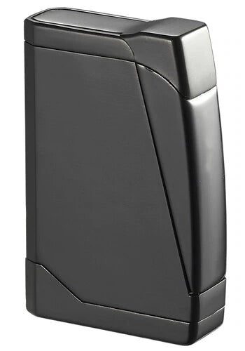 Visol Madrid Black Dual Torch Flame Cigar Lighter - Crown Humidors