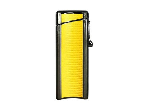 Visol Ridge Yellow Single Flame Torch Lighter With Cigar Rest - Crown Humidors