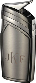 Visol Spark Single Torch Flame Satin Gunmetal Lighter - Crown Humidors