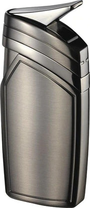 Visol Spark Single Torch Flame Satin Gunmetal Lighter - Crown Humidors