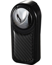 Visol Dobrev Iii Triple Jet Flame Black Carbon Fiber Cigar Lighter - Crown Humidors