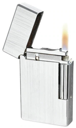 Visol King Silver Flint Lighter - Crown Humidors