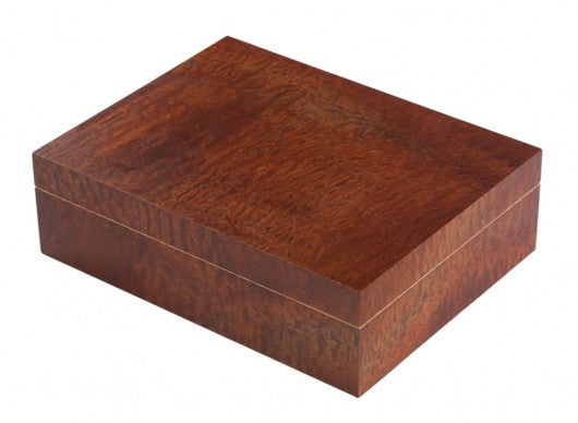 Prestige Imports 25-50 Count Exotic Makore Pommele Humidor - Crown Humidors