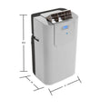 12000 BTU Dual Hose Digital Portable Air Condtiioner with Heat Drain Pump ARC-122DHP - Crown Humidors